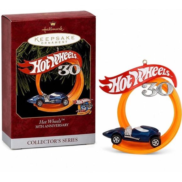 Hallmark Other - Hallmark Keepsake Ornament Hot Wheels 30th Anniversary 1998 Dated w/ Box